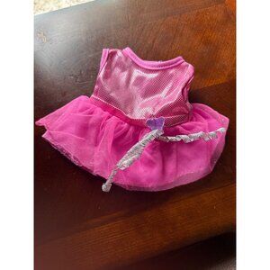 Pink Glitter Tulle Dress For Cabbage Patch Kids Dolls By Jakks